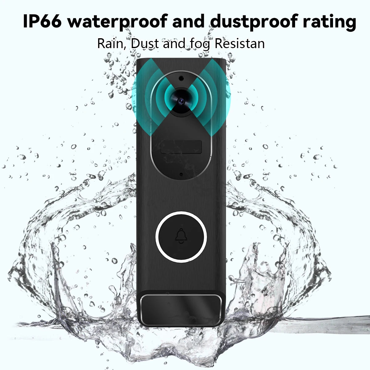 BUFO S7 Smart Video Doorbell 1Pack / 2Pack 1080P HD WiFi Security Camera 5200mAh Battery IP65 Waterproof PIR Motion Detection Full‑Duplex Two‑Way Audio Night Vision RF433 Doorbell Chime CamVigil App Control Home Security