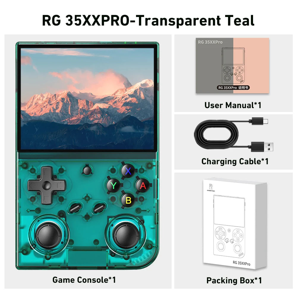 Anbernic RG35XXPRO RG40XXV Retro Portable Gaming Console 64-bit Linux Handheld Game Player Support 5G WiFi Bluetooth HD TV Output Built In 64G Plug And Play