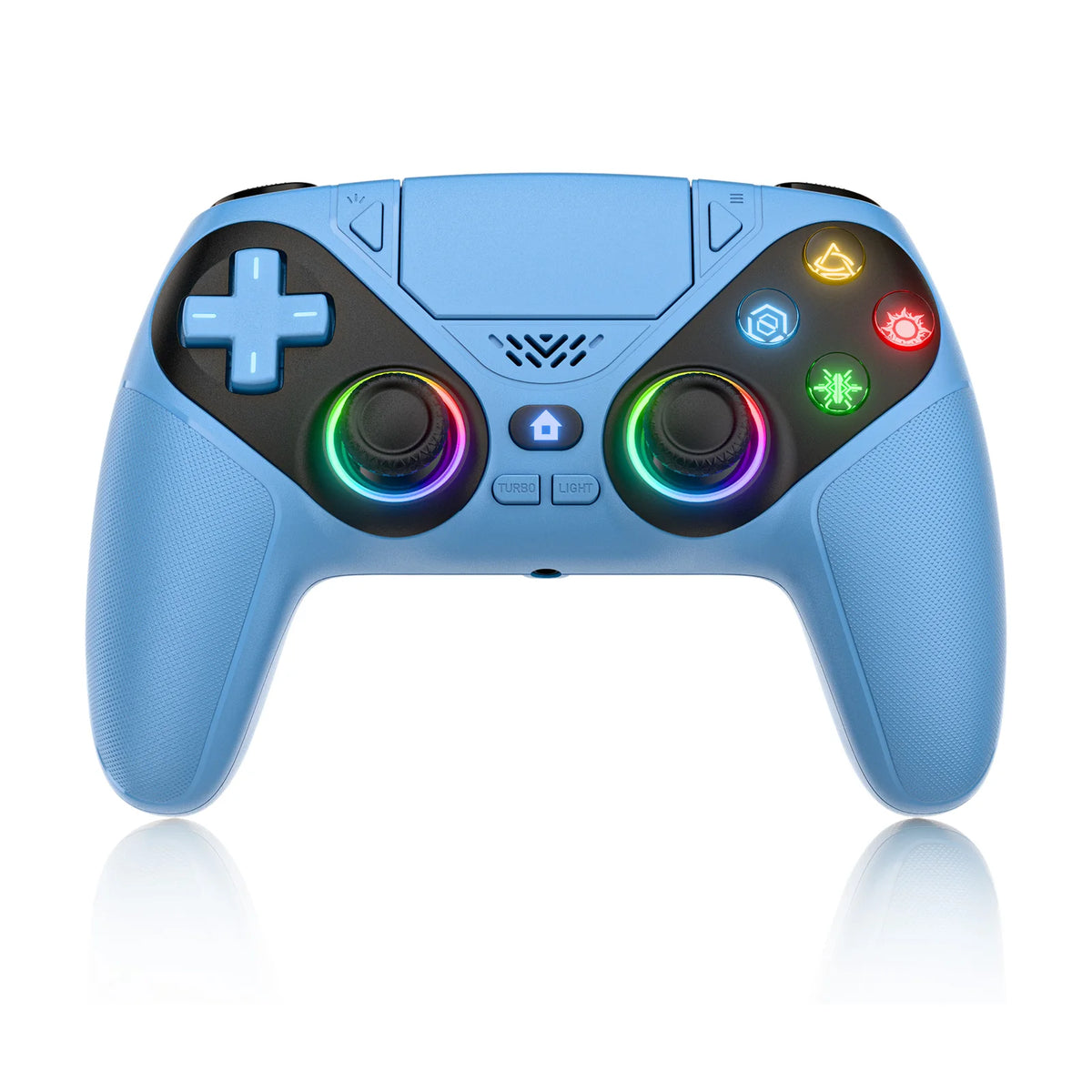 For Playstation 5 Controller RGB Wireless Gaming Bluetooth Control PS5 Macro/Turbo Vibration Dual Sense Anti-Drift Game Joystick