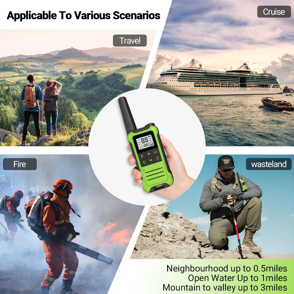 2pcs Baofeng F22 Mini Walkie Talkie PMR 446MHZ Long Range NOAA Type-C Charger Portable Two Way Ham Radio For Hiking