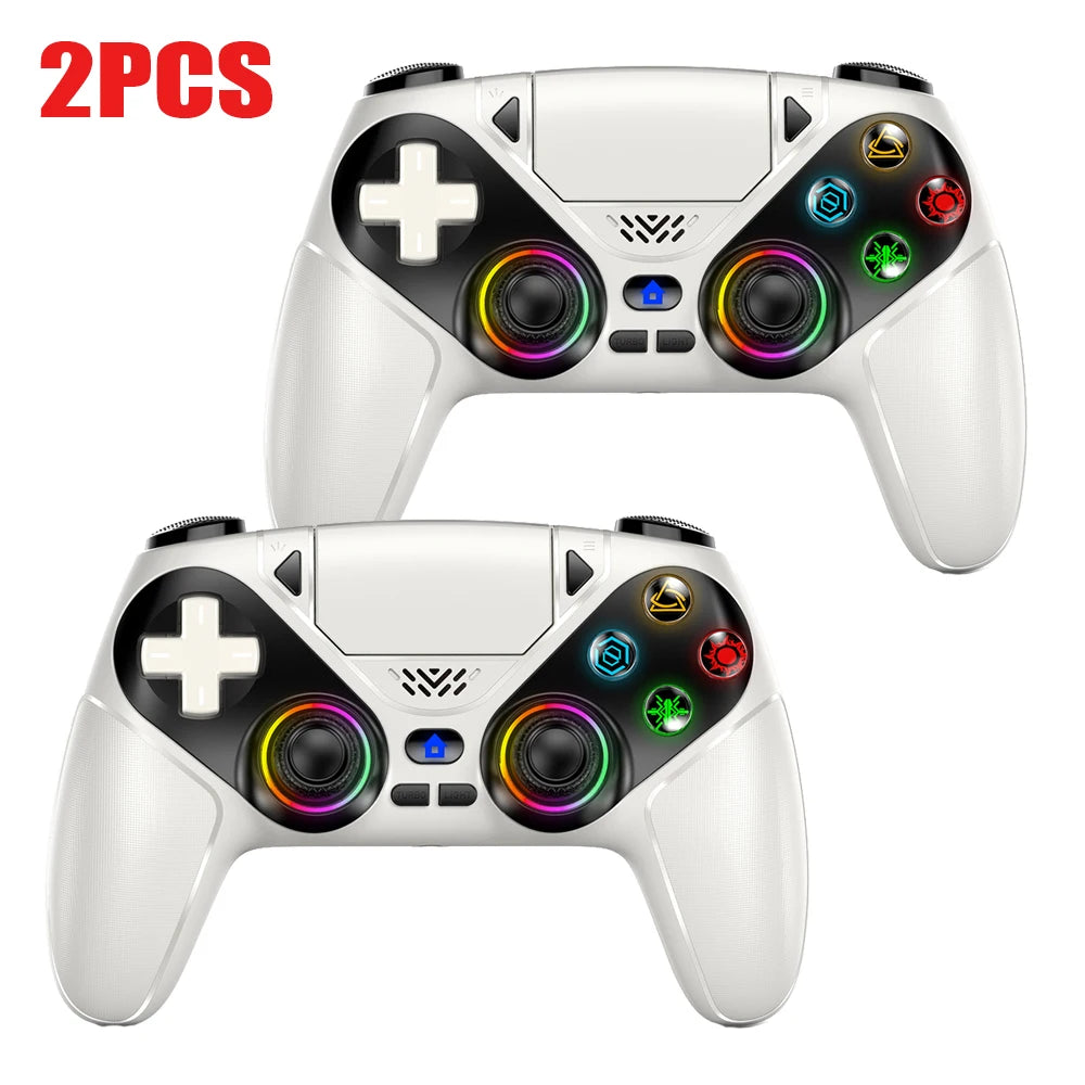 For Playstation 5 Controller RGB Wireless Gaming Bluetooth Control PS5 Macro/Turbo Vibration Dual Sense Anti-Drift Game Joystick