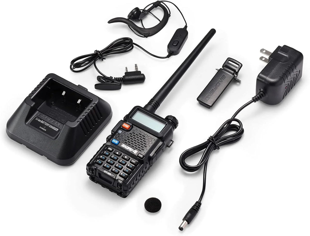 1/2PCS BaoFeng UV-5R 5W Tri-Power Walkie Talkie High Power Dual Band Long Range 128 CH Portable Handheld UV 5R Ham Two Way Radio