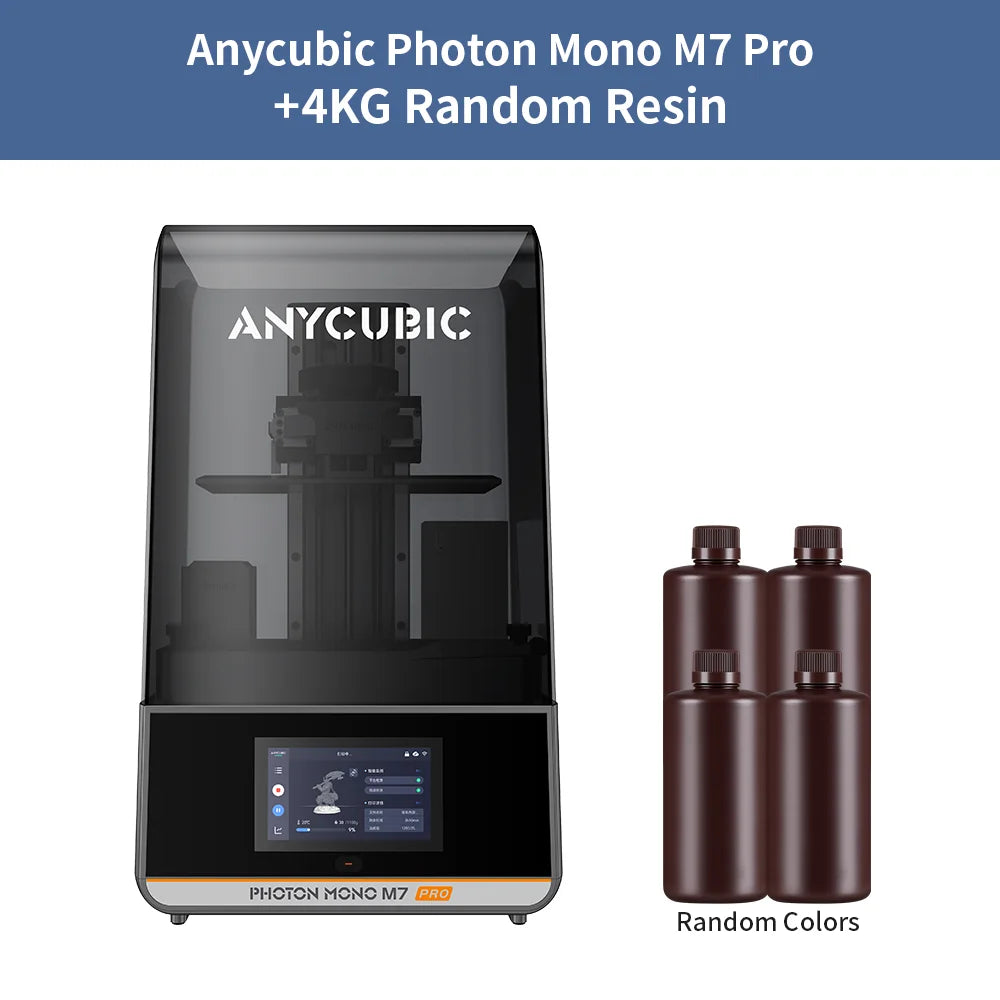 ANYCUBIC Photon Mono M7 Pro 14K Mono MSLA 3D Printer 10.1'' LCD Resin 3D Printer Speed Up to 170mm/h Printing Size 223*126*230mm