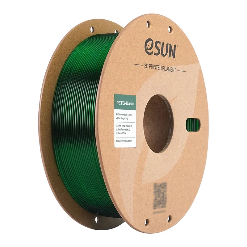 ESUN Basic PETG 3D Filament 1.75mm 1KG 2.2LBS High Toughness 3D Printer Filaments PETG Basic For Bambu Lab 3D Printing Materials