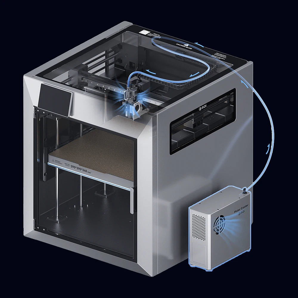QIDI MAX4 Combo CoreXY 3D Printer Industrial Large Scale High Speed Impressora 3D Enclosed Chamber Engineering Filament