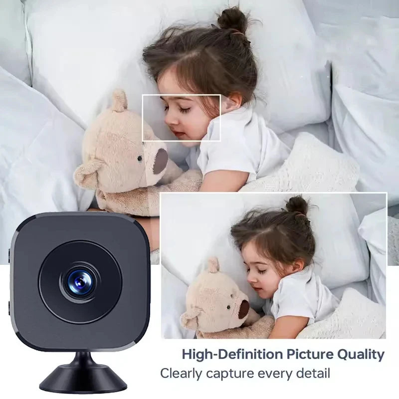 Lenovo 4K Full HD Wifi Smart Camera Mini Security Surveillance Camera Dual Way Audio Motion Detection Infrared Night Vision Cam