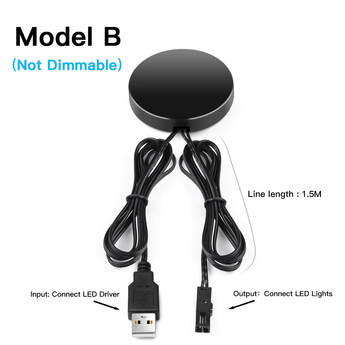 USB 5V Penetrable Wooden 20mm Touch Sensor Control Switch LED Light Switch For Smart Home LED Strip Light