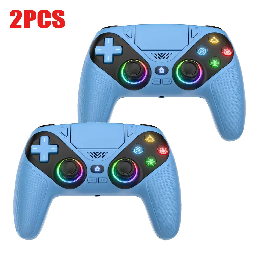 For Playstation 5 Controller RGB Wireless Gaming Bluetooth Control PS5 Macro/Turbo Vibration Dual Sense Anti-Drift Game Joystick
