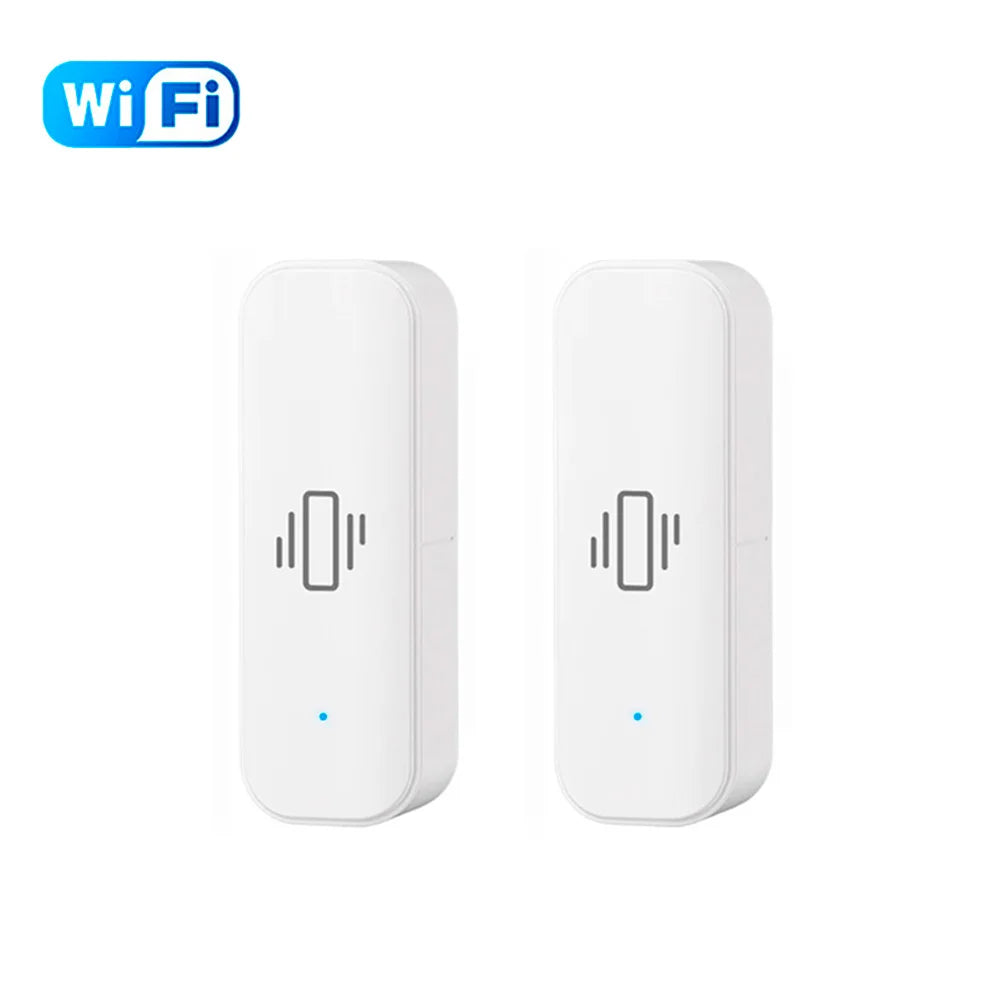 Tuya WiFi/Zigbee Smart Vibration Sensor Home Security Protection Smartlife App Real-time Remote Monitor Alarm Notification