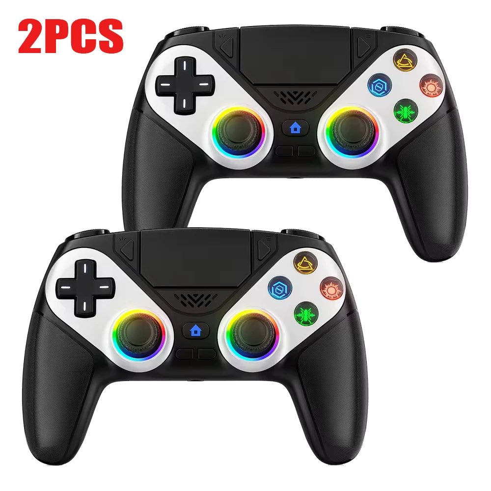 For Playstation 5 Controller RGB Wireless Gaming Bluetooth Control PS5 Macro/Turbo Vibration Dual Sense Anti-Drift Game Joystick