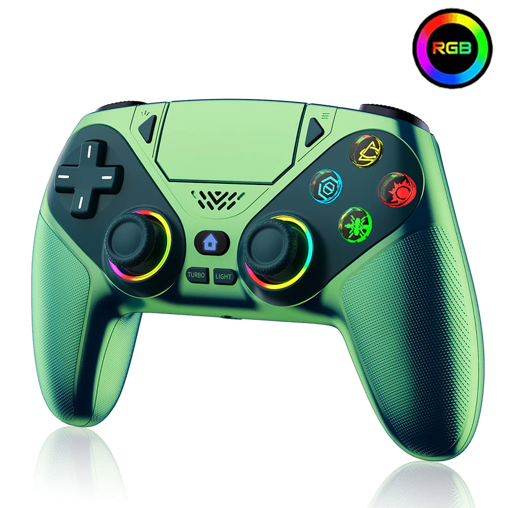 For Playstation 5 Controller RGB Wireless Gaming Bluetooth Control PS5 Macro/Turbo Vibration Dual Sense Anti-Drift Game Joystick