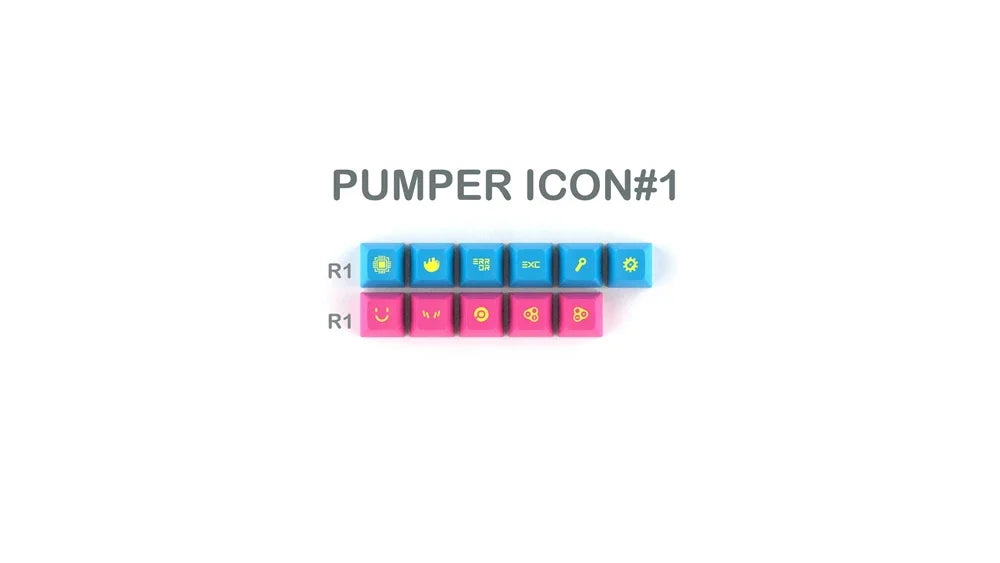 Domikey SA abs doubleshot keycap pumper punk SA profile for mx stem keyboard poker 87 104 gh60 xd64 xd68 xd84 xd96 xd87 cyber