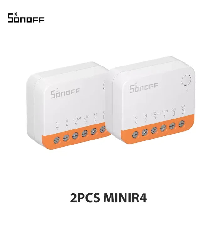 Sonoff Mini R4 Wifi Smart Switch Interruptor with Relay On-Off DIY Switch Module EWelink Control Works with Alexa Yandex Alice