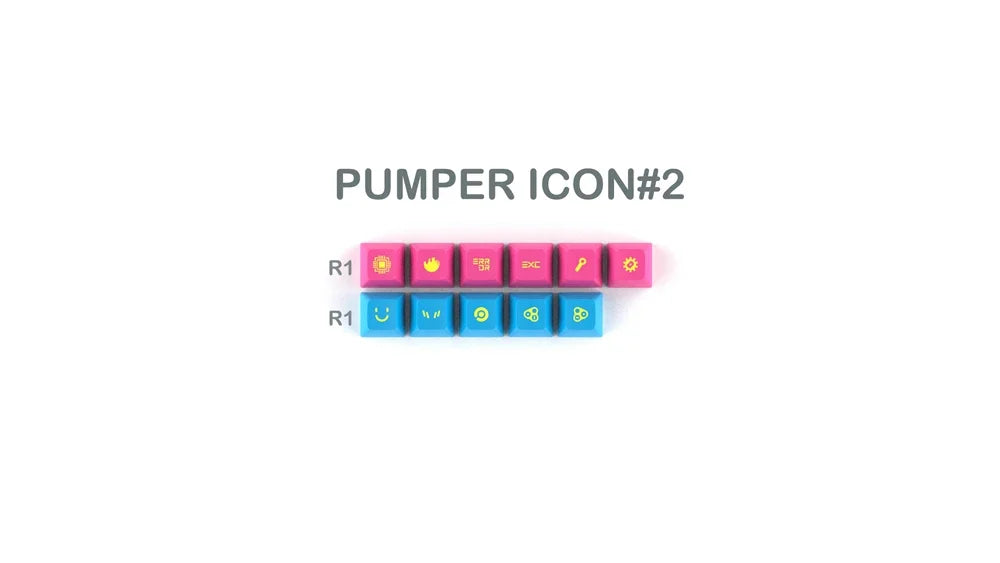 Domikey SA abs doubleshot keycap pumper punk SA profile for mx stem keyboard poker 87 104 gh60 xd64 xd68 xd84 xd96 xd87 cyber