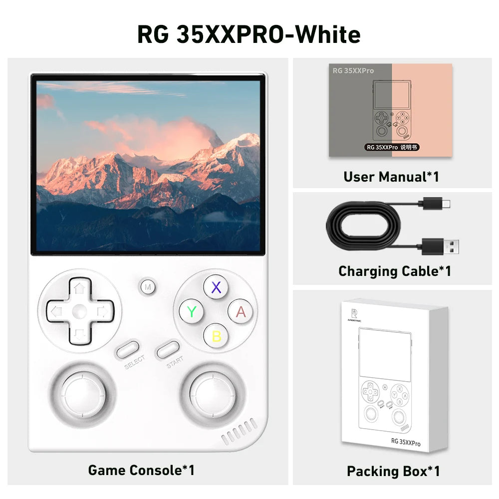 Anbernic RG35XXPRO RG40XXV Retro Portable Gaming Console 64-bit Linux Handheld Game Player Support 5G WiFi Bluetooth HD TV Output Built In 64G Plug And Play