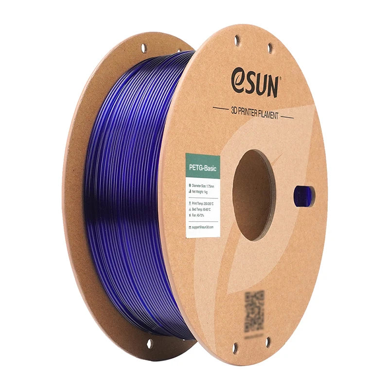 ESUN Basic PETG 3D Filament 1.75mm 1KG 2.2LBS High Toughness 3D Printer Filaments PETG Basic For Bambu Lab 3D Printing Materials