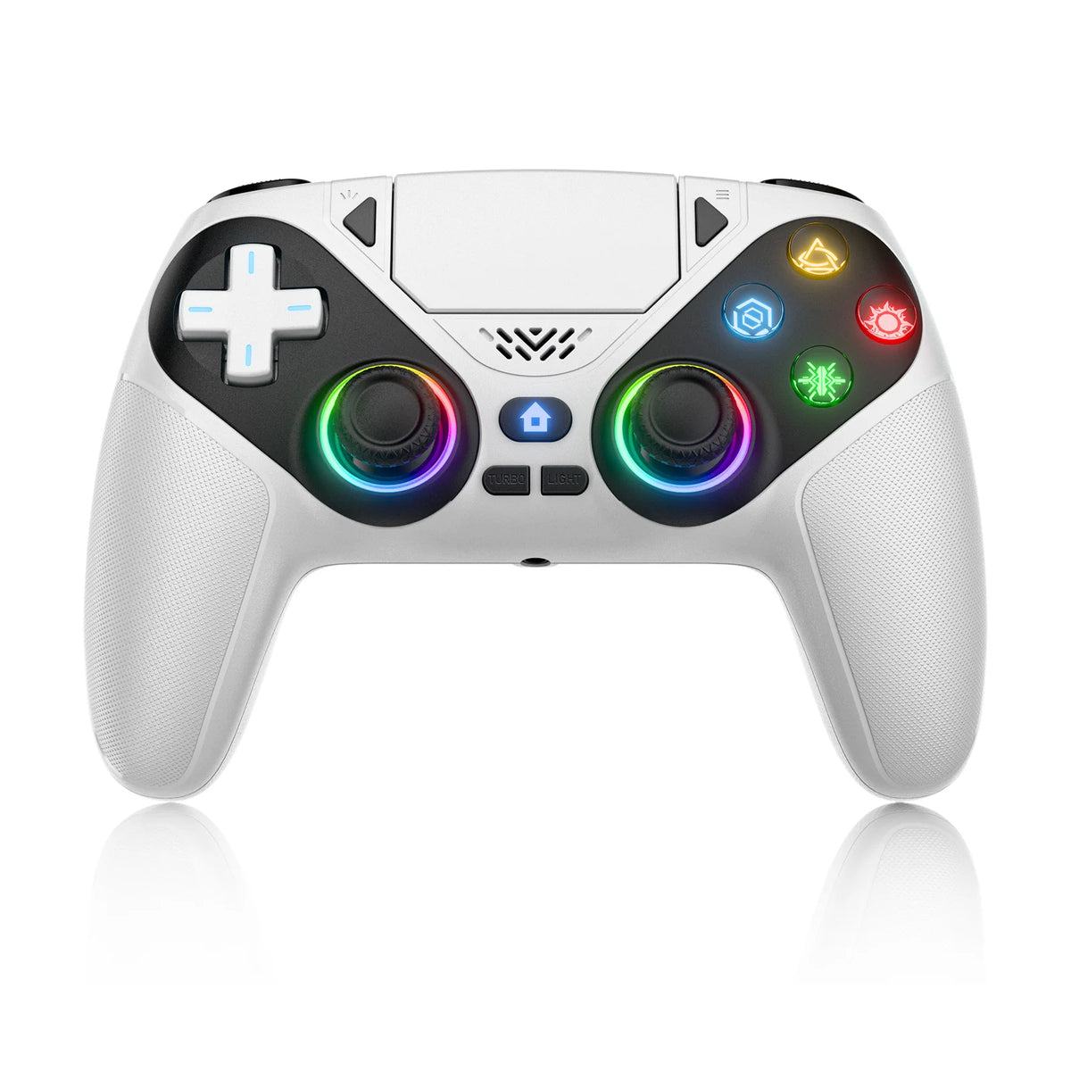 For Playstation 5 Controller RGB Wireless Gaming Bluetooth Control PS5 Macro/Turbo Vibration Dual Sense Anti-Drift Game Joystick